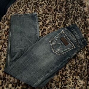 Wrangler Women's Boot Cut Jeans - Dark Blue